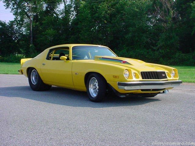 Year 1974 Color yellow Model Chevy Camaro Z28
