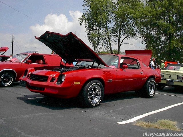 Year 1978 Color red Model Chevy Camaro